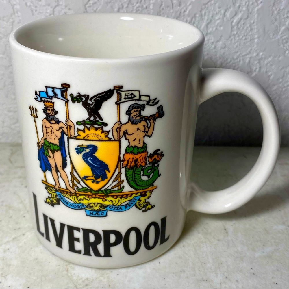 Coat of Arms Liverpool City Coffee Mug Y2K 2008 White Approx 12 Oz Magic Moments